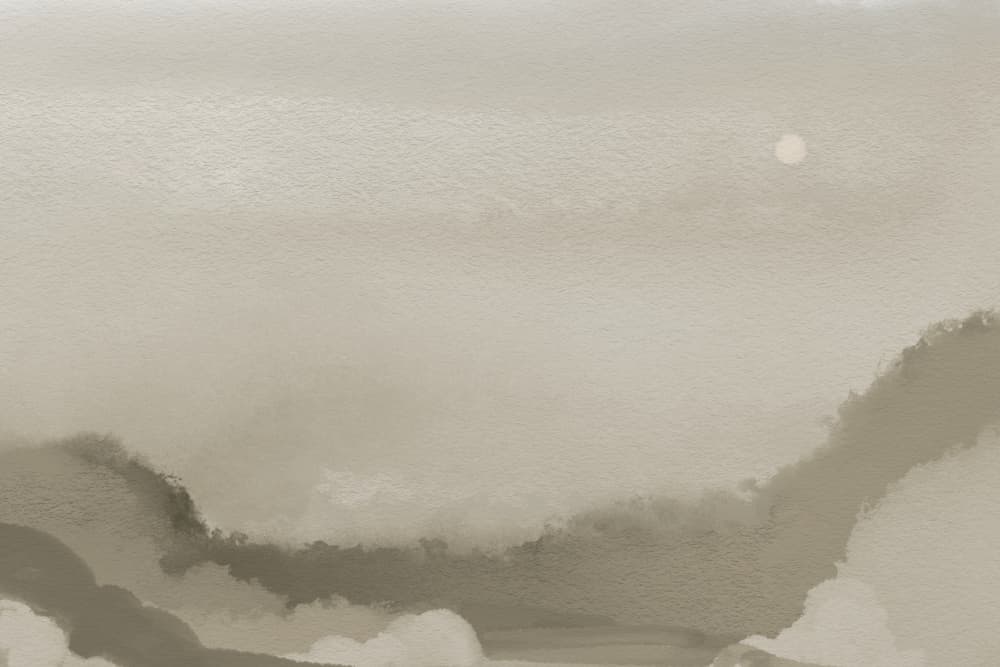 Misty Mountain Serenity by Josie George — canvas wall art
