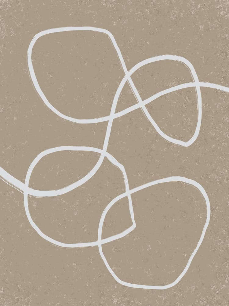 Modern Abstract Lines by Little Dean — canvas wall art