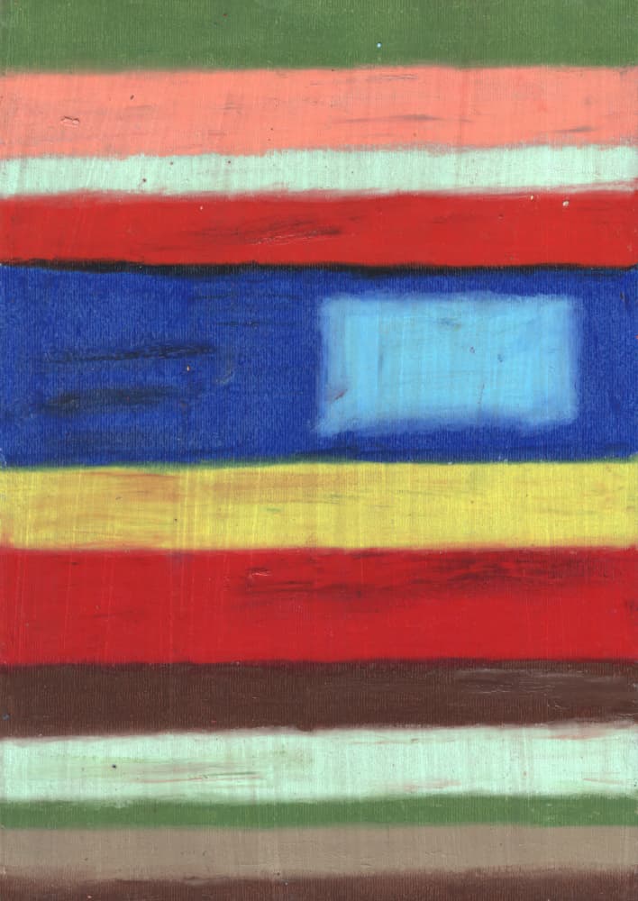 Abstract Color Stripes by Kulik — canvas wall art