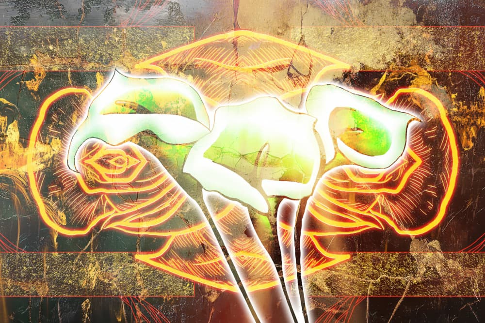 Luminous Gold Calla Lilies by Rafal Kulik — canvas wall art