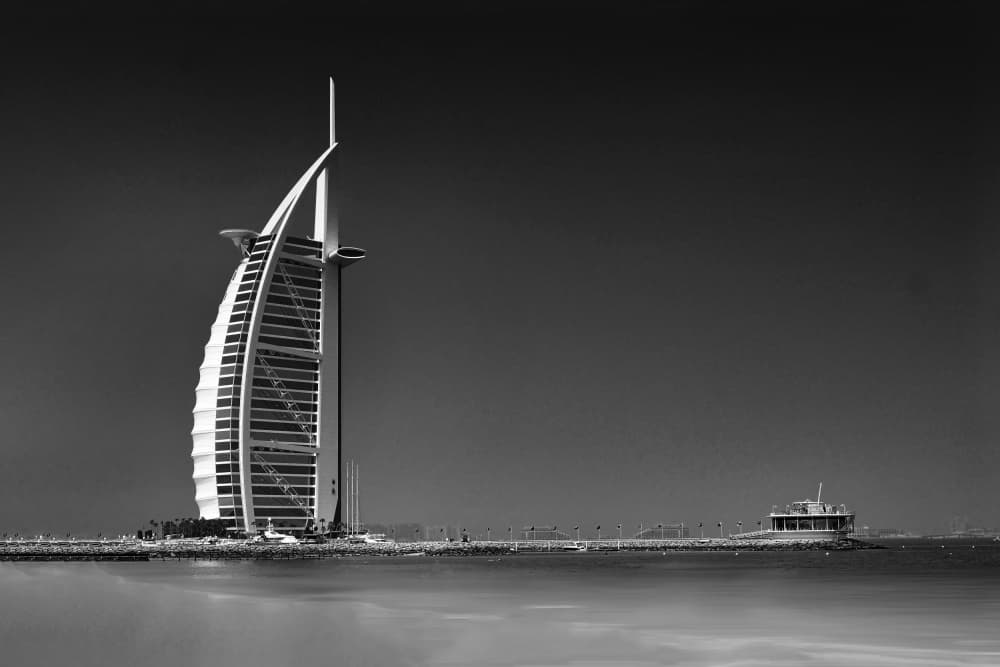 Dubai's Iconic Sail by Antonyus Bunjamin (Abe) — canvas wall art