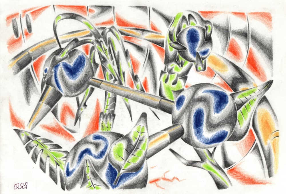 Vibrant Organic Mechanisms by Kulik — canvas wall art