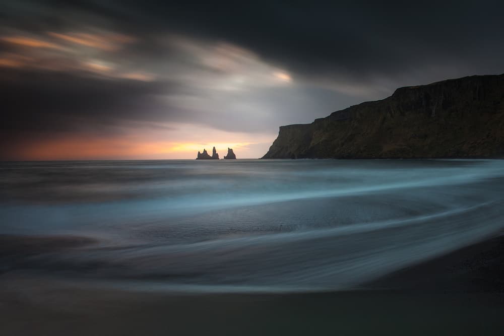 Dramatic Sea Stacks Sunset by Peter Svoboda MQEP — canvas wall art