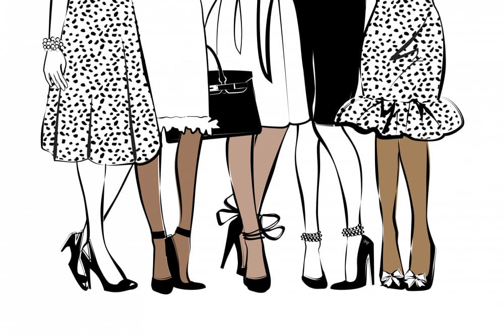 Stylish Women's Fashion by Martina — canvas wall art