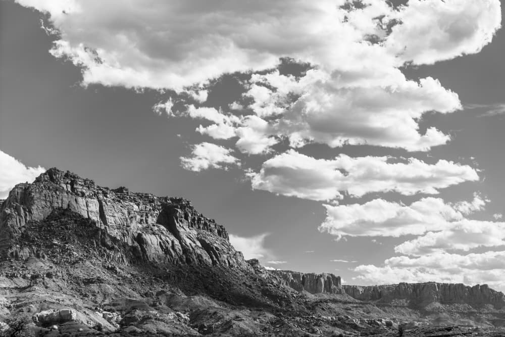 Dramatic Desert Landscape by Courtney Crane — canvas wall art
