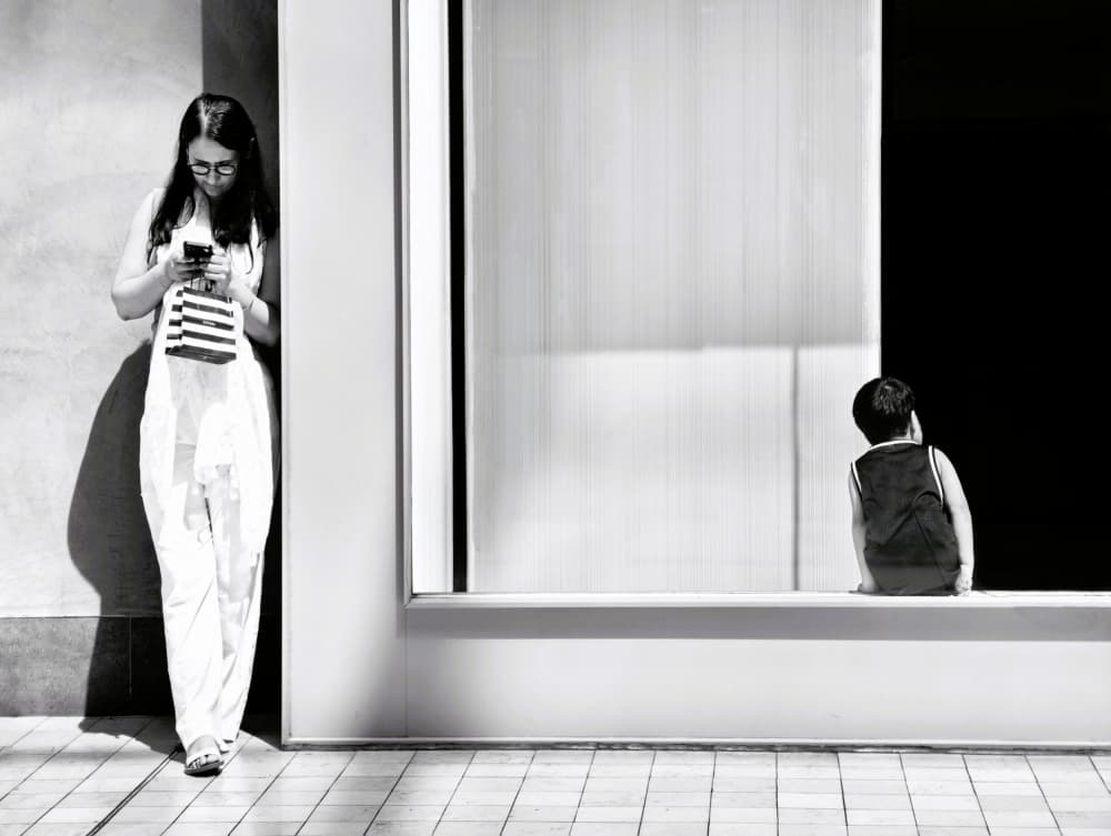 Modern Life Gaze by Jasmine Zhang — canvas wall art