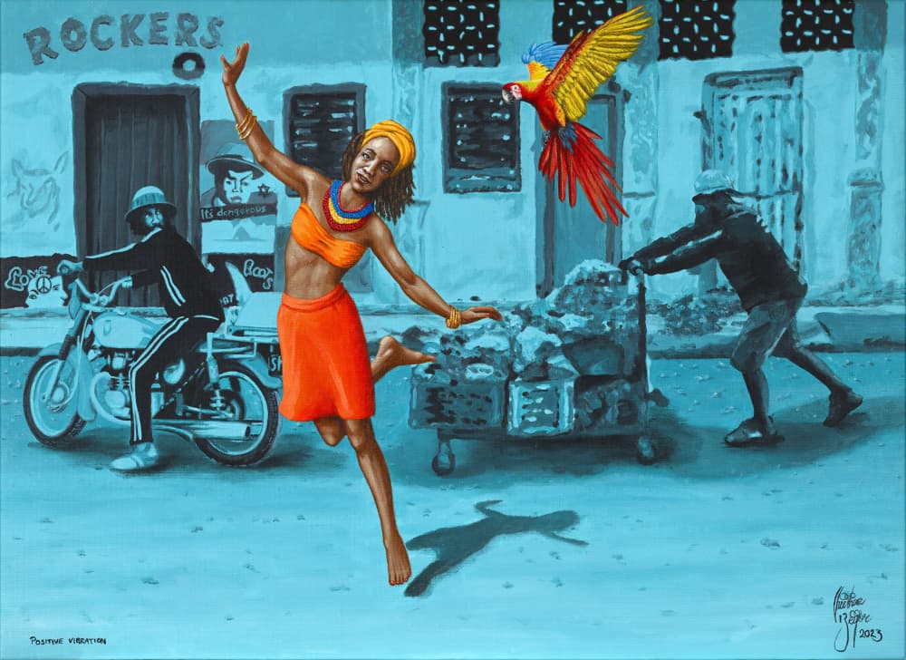 Positive Vibration by Christian Beijer — canvas wall art