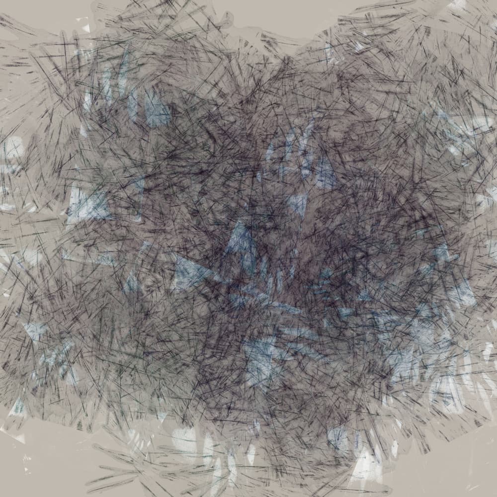 Abstract Tangled Strokes by Dina Dankers — canvas wall art