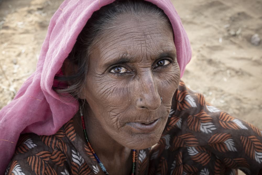Authentic Indian Woman by Elena Molina — canvas wall art