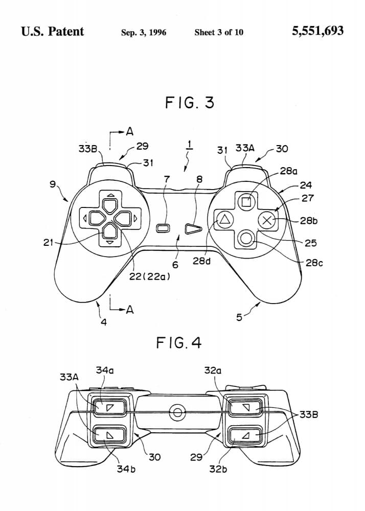 Classic Game Controller Design by Andreas Magnusson — canvas wall art