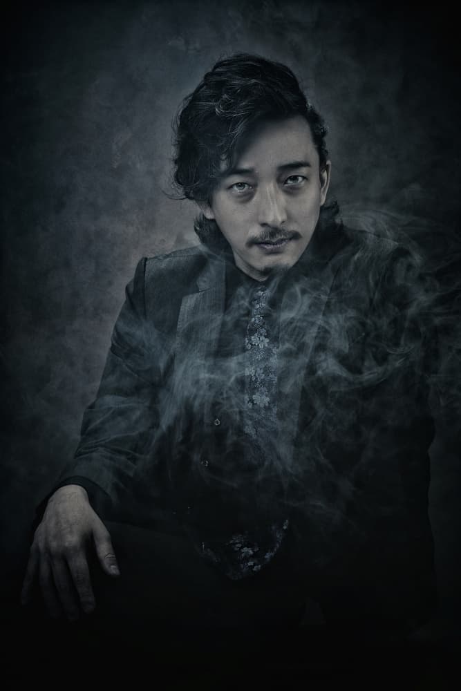 Mysterious Man In Smoke by KOIKI — canvas wall art