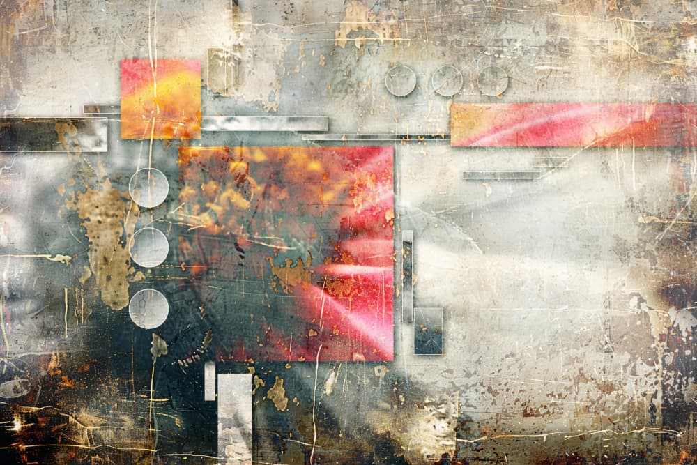 Dynamic Textured Abstract by Rafal Kulik — canvas wall art