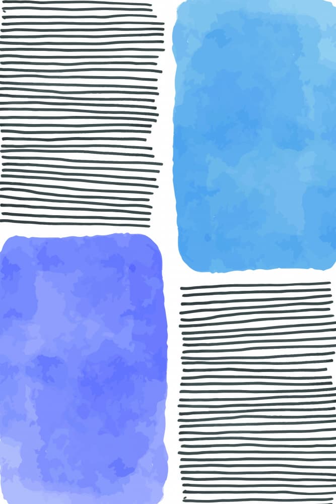 Modern Abstract Blue Purple by jay stanley — canvas wall art