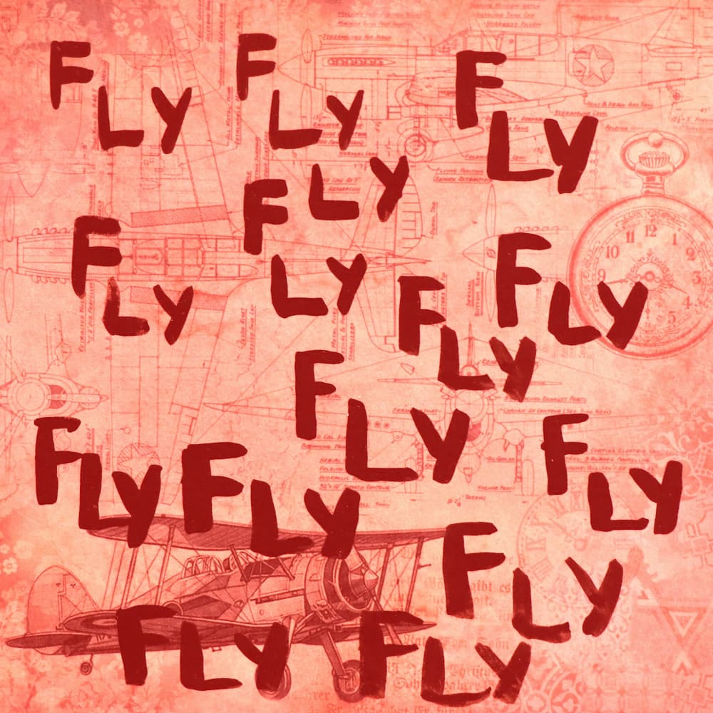 Fly High Vintage Travel by Santhosh ch — canvas wall art