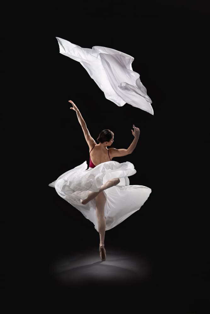 Graceful Ballerina Dance by Songlin Xu — canvas wall art