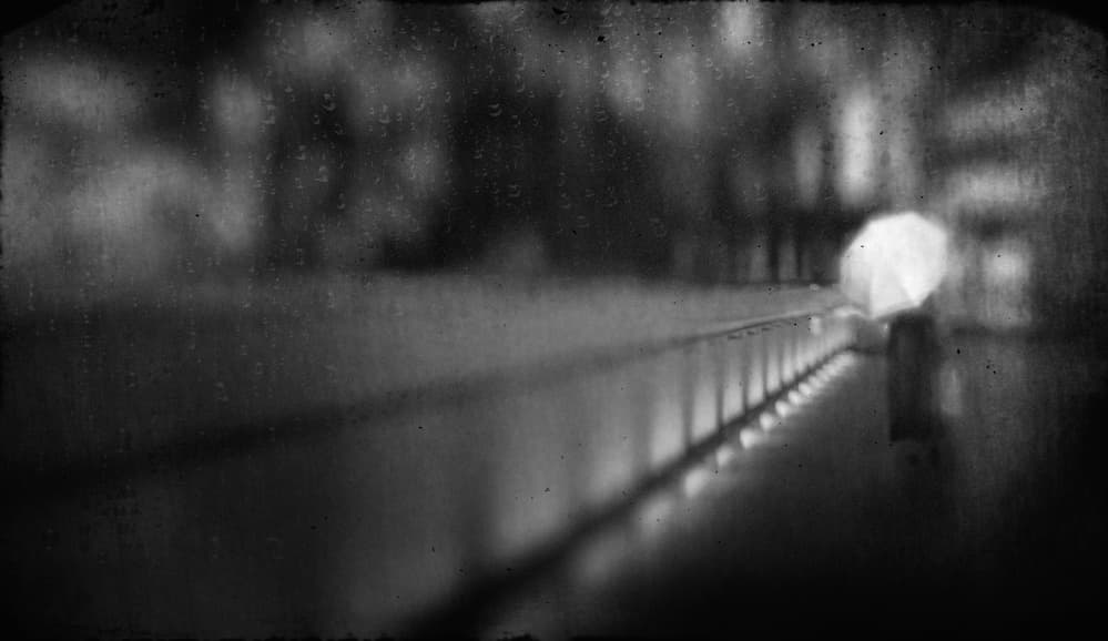 Rainy City Solitude by Teruhiko Tsuchida — canvas wall art