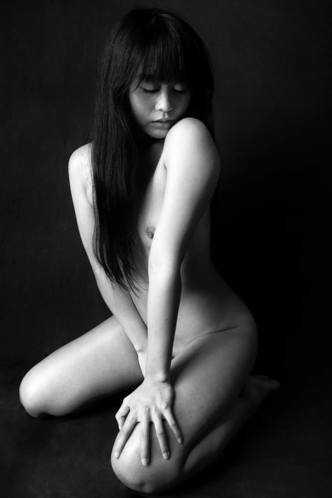 Contemplative Nude Woman by David McCracken — canvas wall art