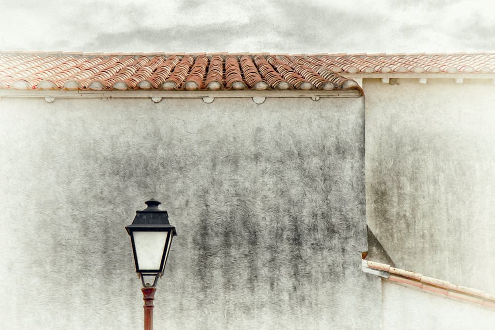 Mediterranean Street Lamp by Gilbert Claes — canvas wall art