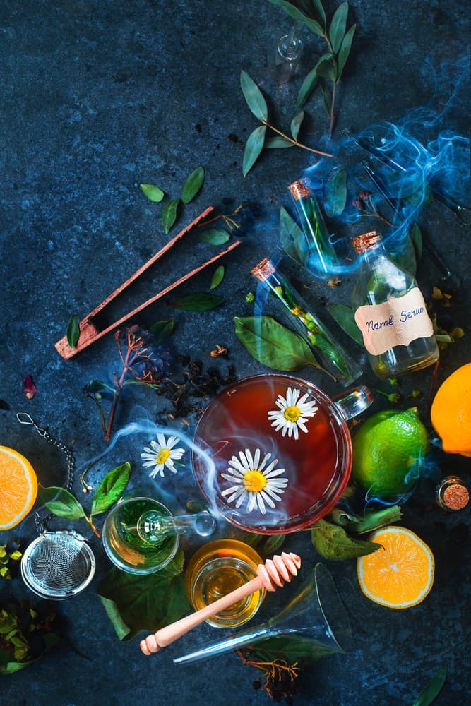 Mystical Herbal Brew by Dina Belenko — canvas wall art