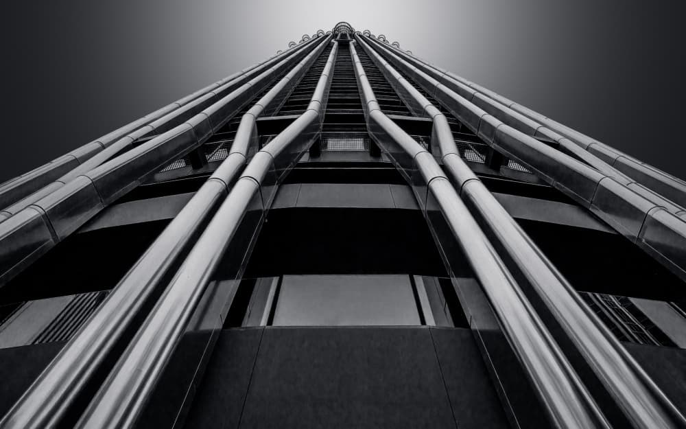 Modern Building Ascent by Enrique Rodriguez de Mingo — canvas wall art