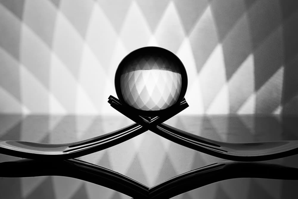 Balanced Crystal Sphere by Naoki Matsumura — canvas wall art