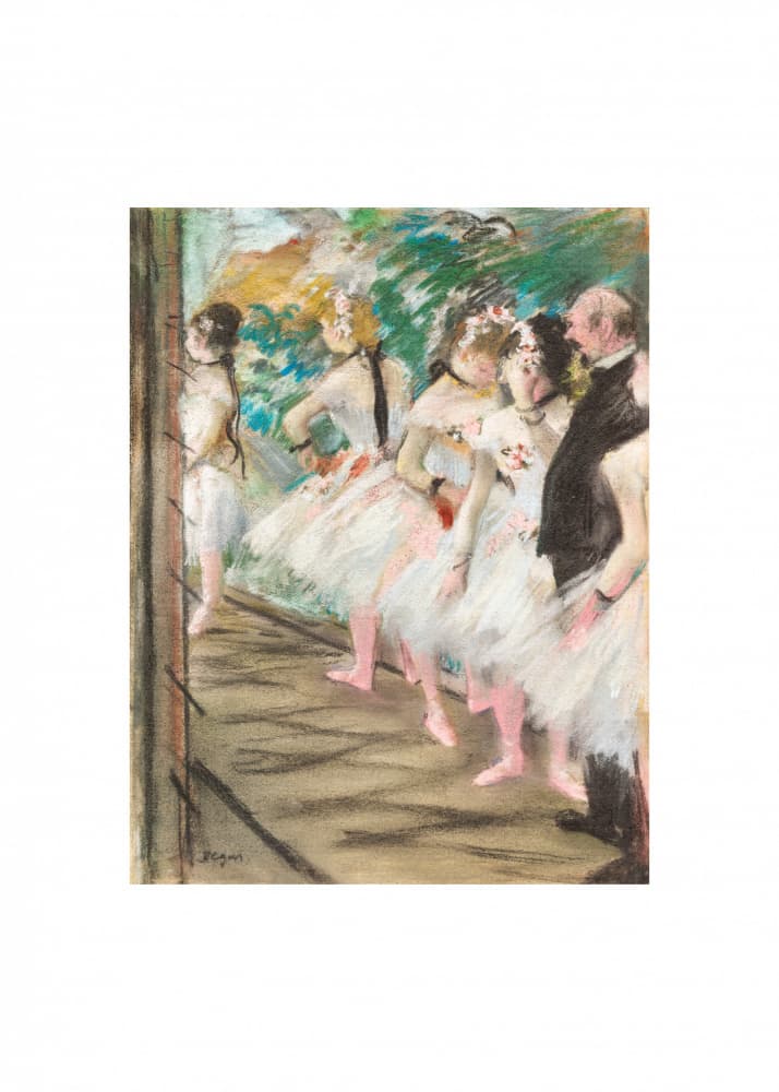 The Ballet No.2 by Edgar Degas — canvas wall art