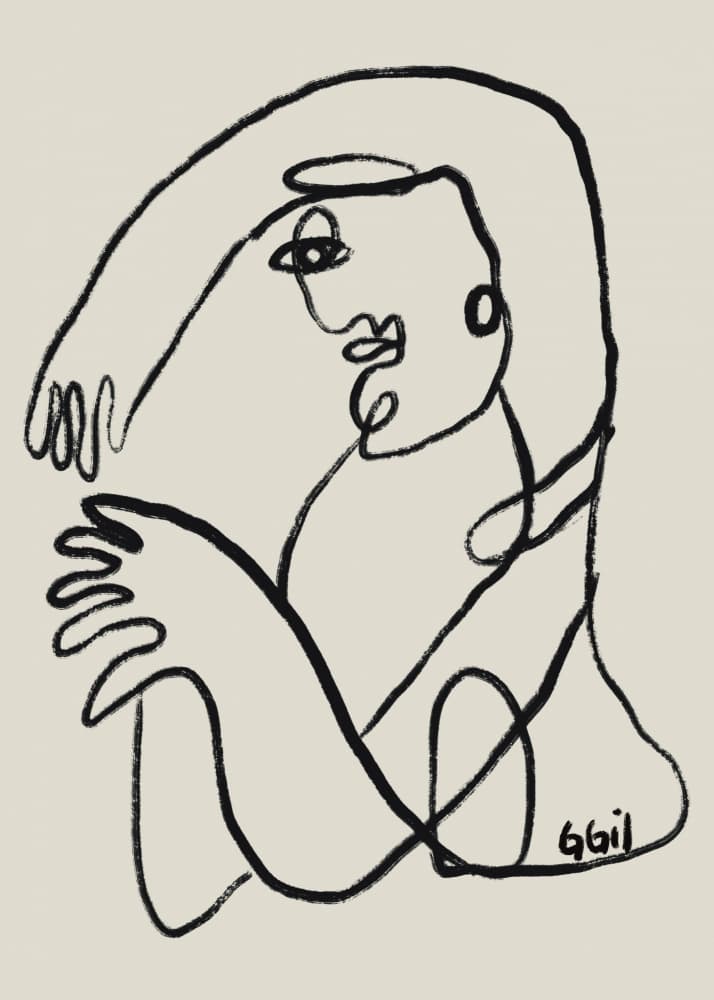 Loving Embrace by GIovanna Gil Alves — canvas wall art