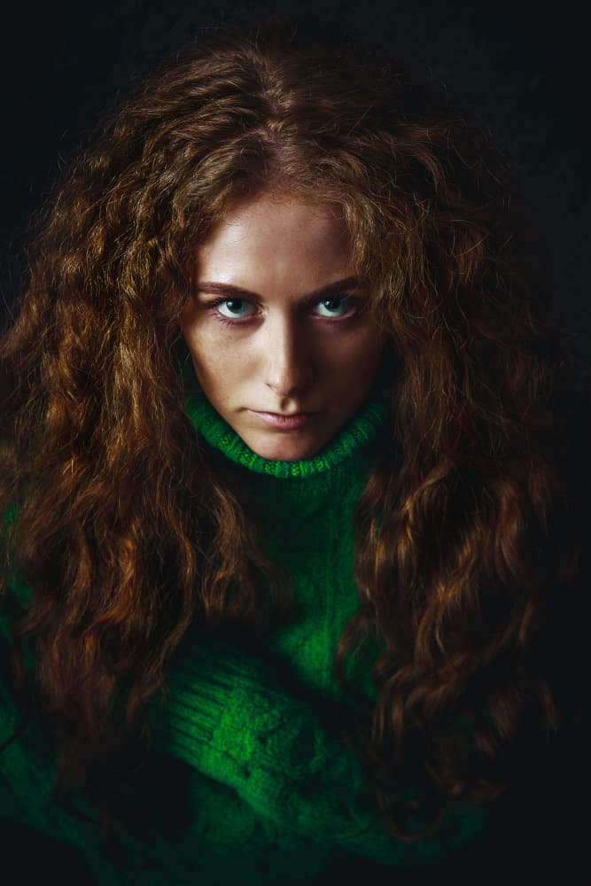 Intense Green Gaze by Ruslan Bolgov — canvas wall art