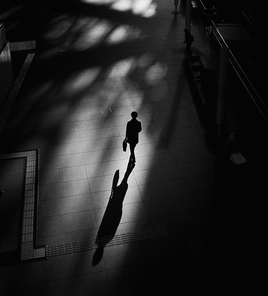 Long Shadow Walk by Yasuhiro Takachi — canvas wall art