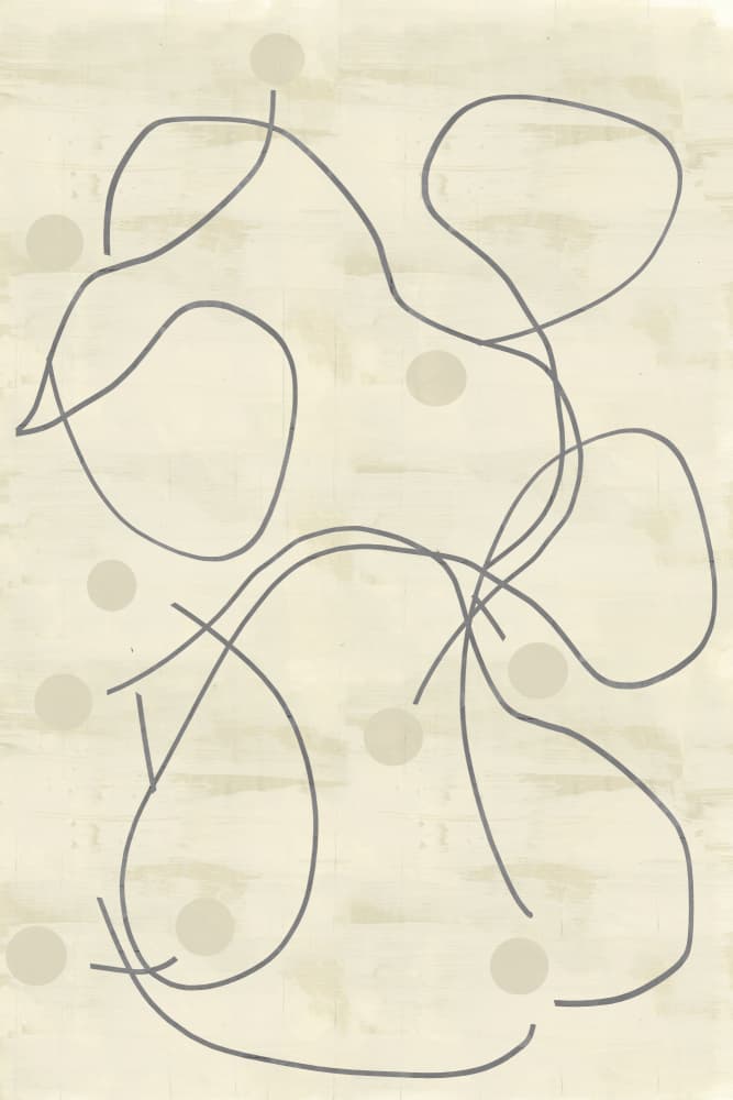 Soft Abstract Lines by casa cartissi — canvas wall art