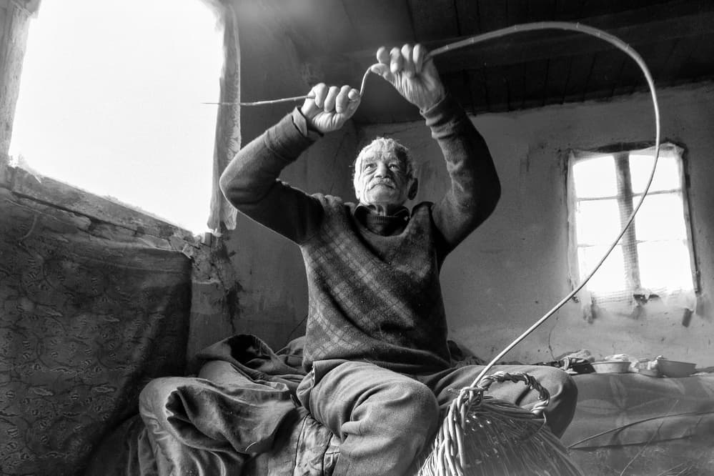 Artisan Weaving Basket by Zoran Toldi (EFIAP AZSF) — canvas wall art