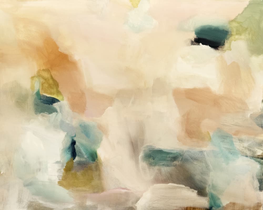 Soft Abstract Flow by Gemma Bardot — canvas wall art