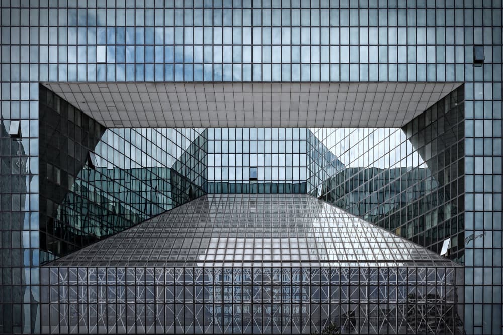 Modern Geometric Architecture by Angéla Vicedomini — canvas wall art