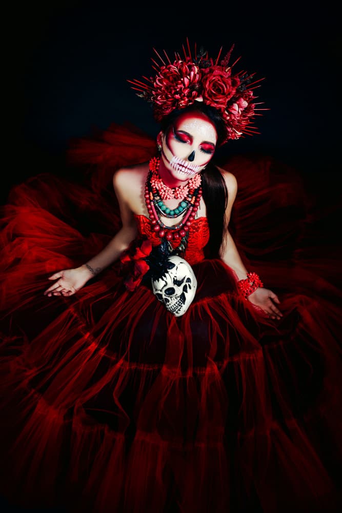 Day of the Dead Beauty by Ruslan Bolgov — canvas wall art