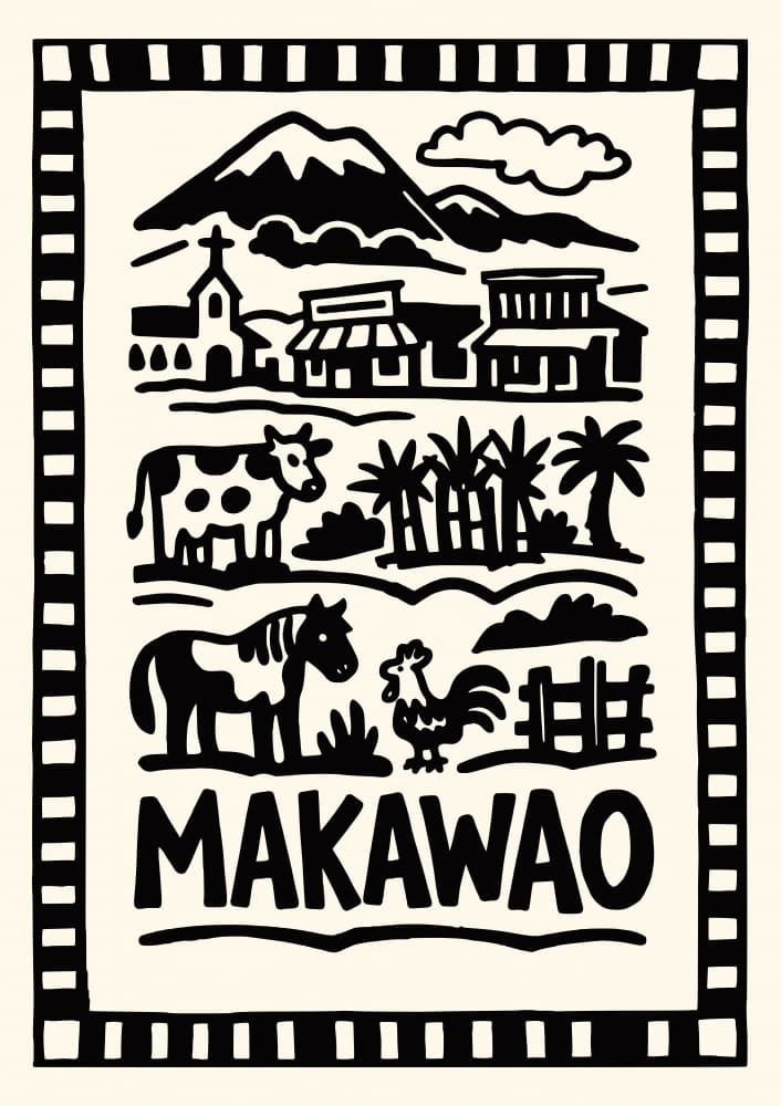 Makawao Country Charm by Patryk Krygowski — canvas wall art
