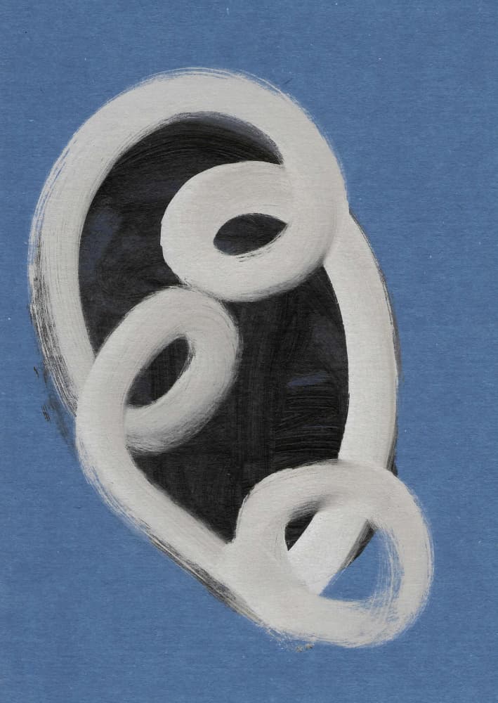 Fluid Organic Forms by Santhosh ch — canvas wall art