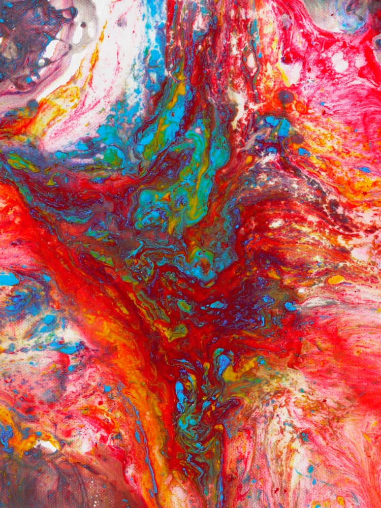 Vibrant Color Fusion by kathrinmay — canvas wall art