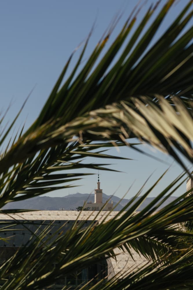 Tropical City Minaret by Aimee Giles — canvas wall art
