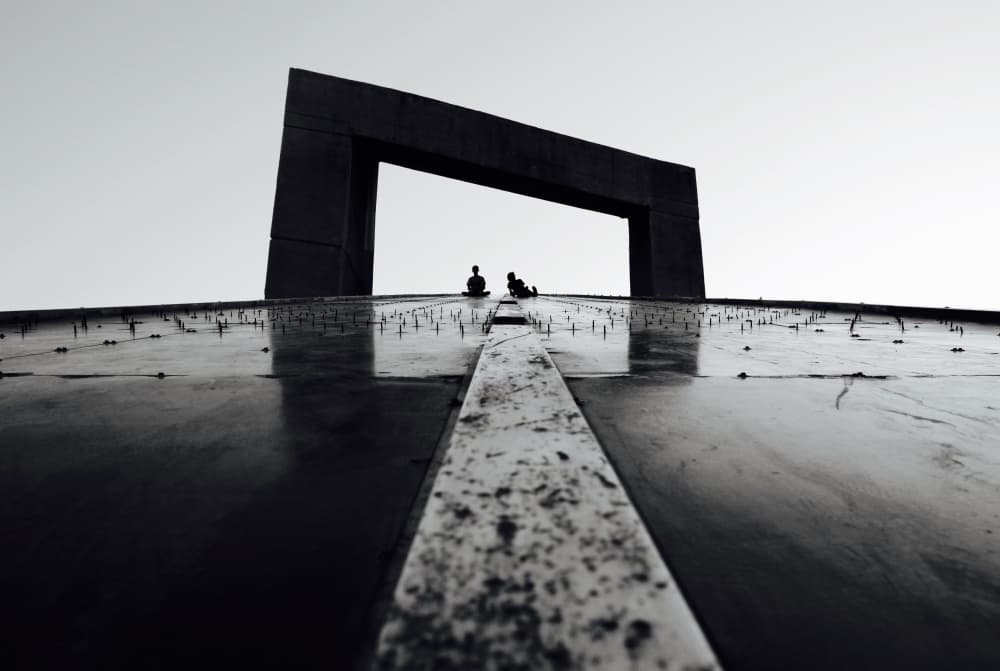 Archway Silhouettes by Ali Ayer — canvas wall art