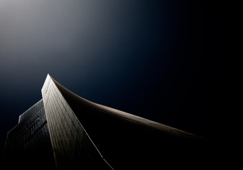 Sleek Architectural Curve by Harry Verschelden — canvas wall art