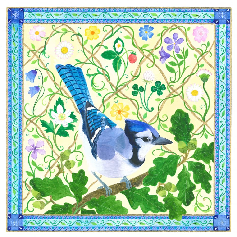 Blue Jay by Isabelle Brent — canvas wall art
