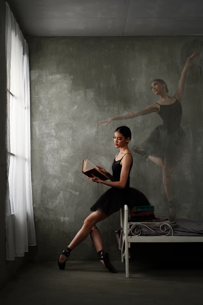Ballerina's Ethereal Dream by Rawisyah Aditya — canvas wall art