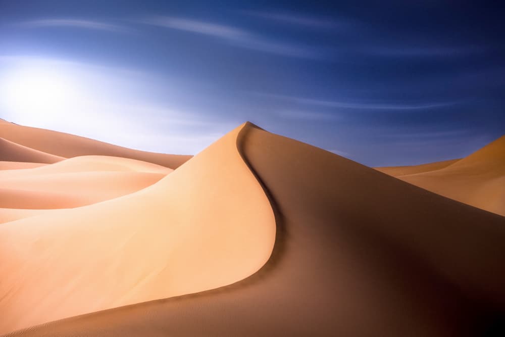 Vast Golden Dunes by Yuan Cui — canvas wall art