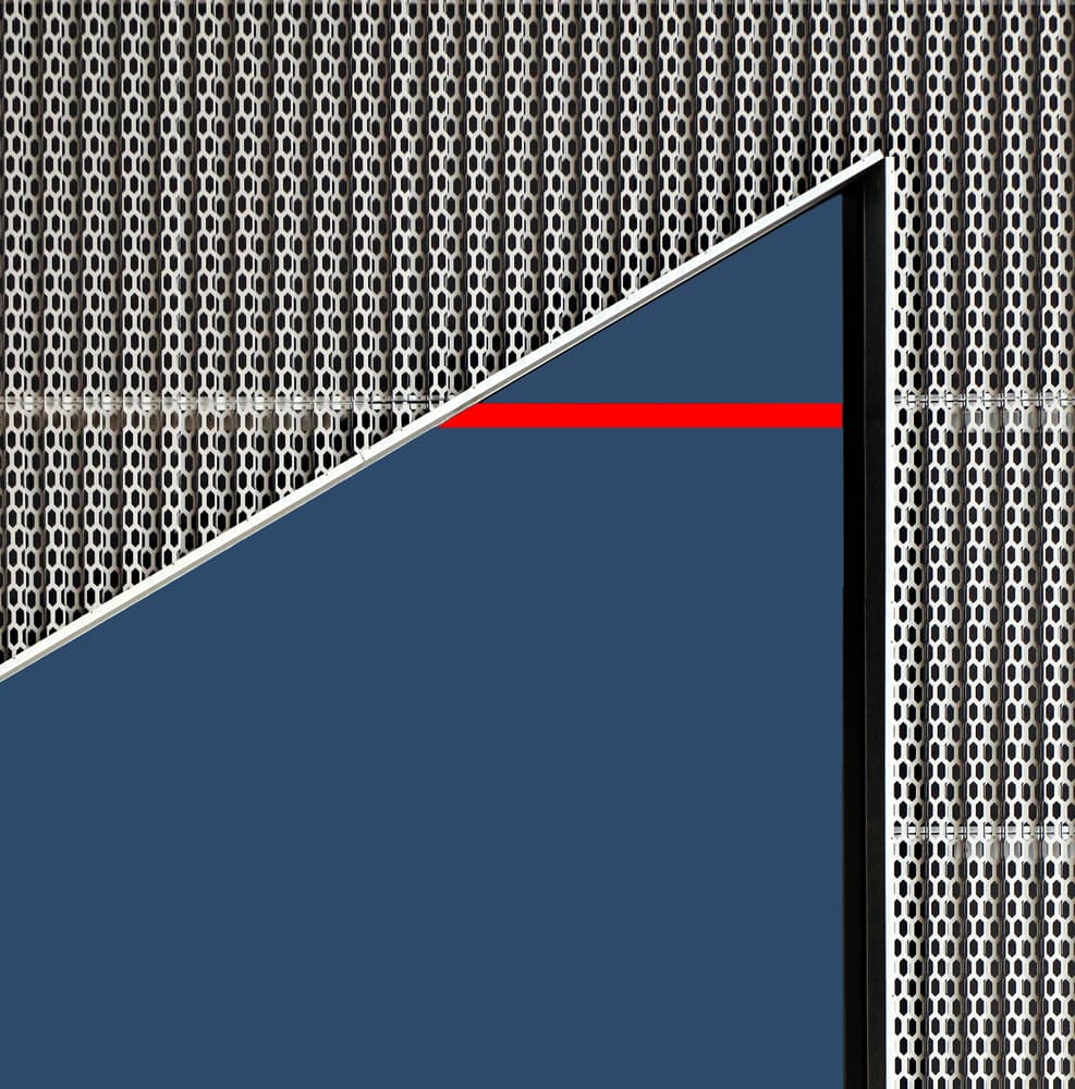 Modern Geometric Angle by Hans-Wolfgang Hawerkamp — canvas wall art