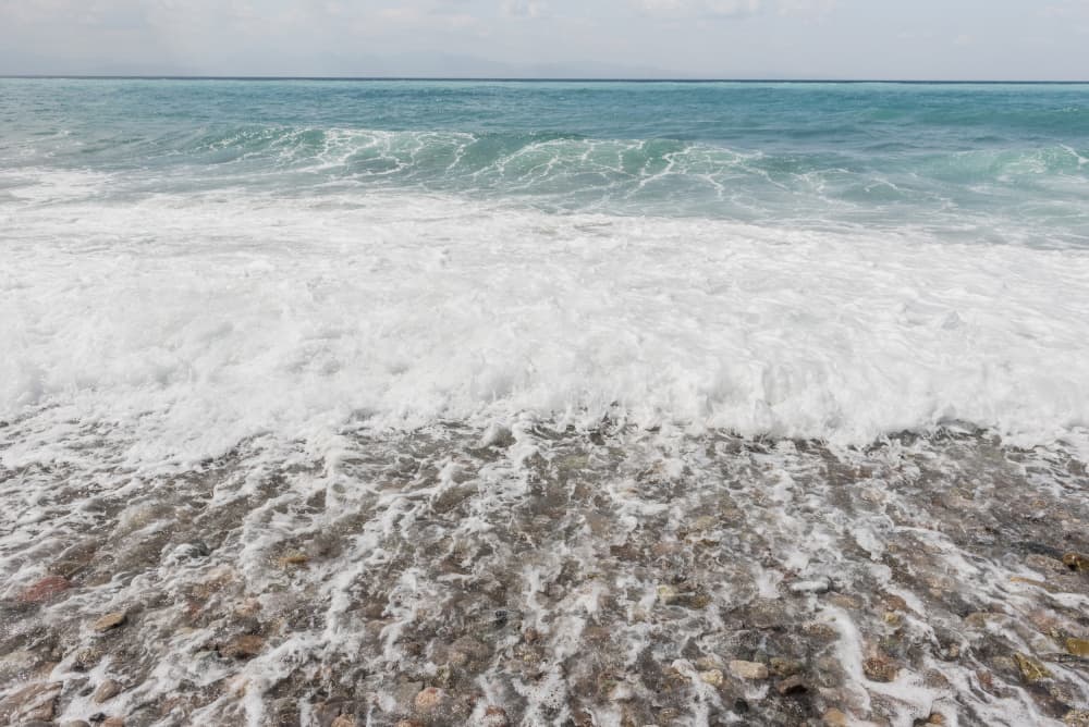 Gentle Ocean Shore by Photolovers — canvas wall art