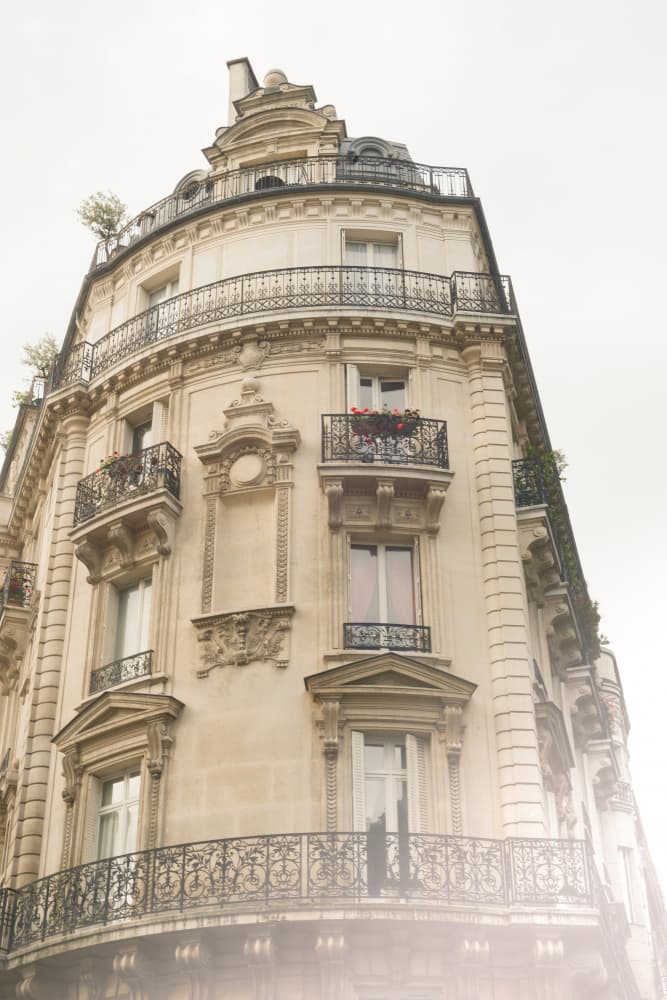 Classic Paris Facade by Talitha McQueen — canvas wall art