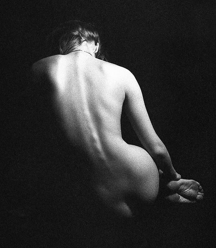 Serene Nude Back by Jan Donckers — canvas wall art
