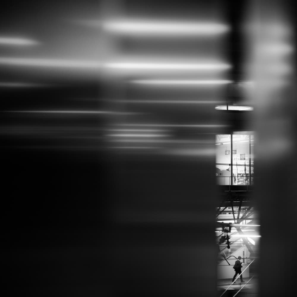 Geometric Light Passage by Satoshi Hata — canvas wall art
