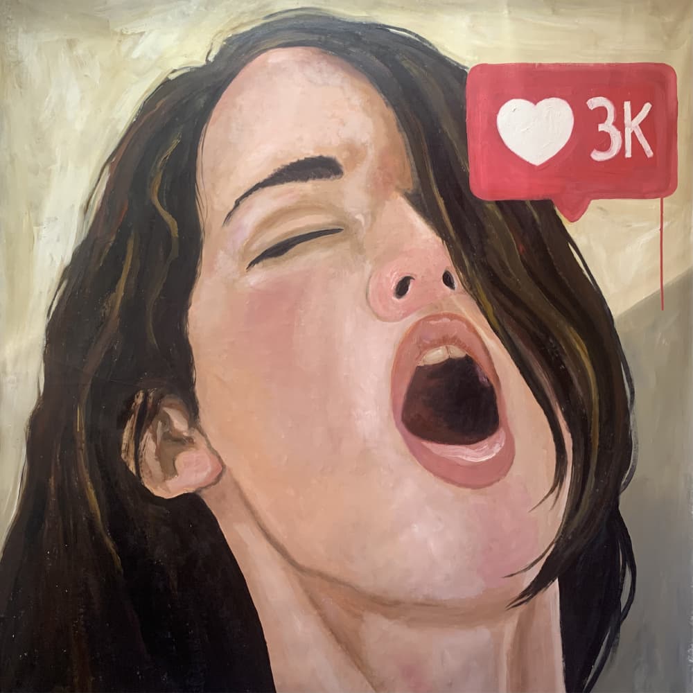 Social Media Scream by Gabriel Grecco — canvas wall art