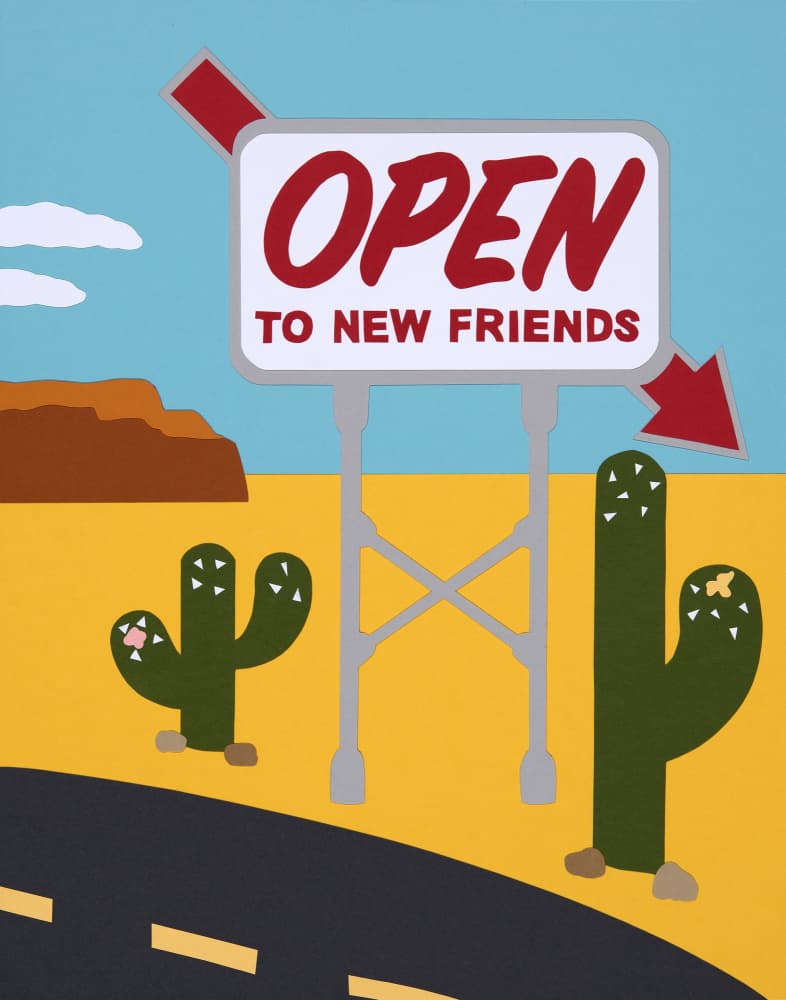 Open To New Friends by Rankin Willard — canvas wall art
